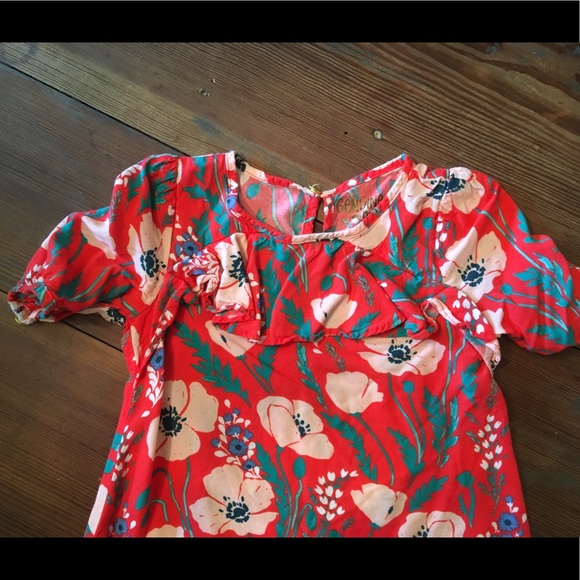 Osh Kosh Genuine Kids Floral Dress - 4T - Picture 4 of 6